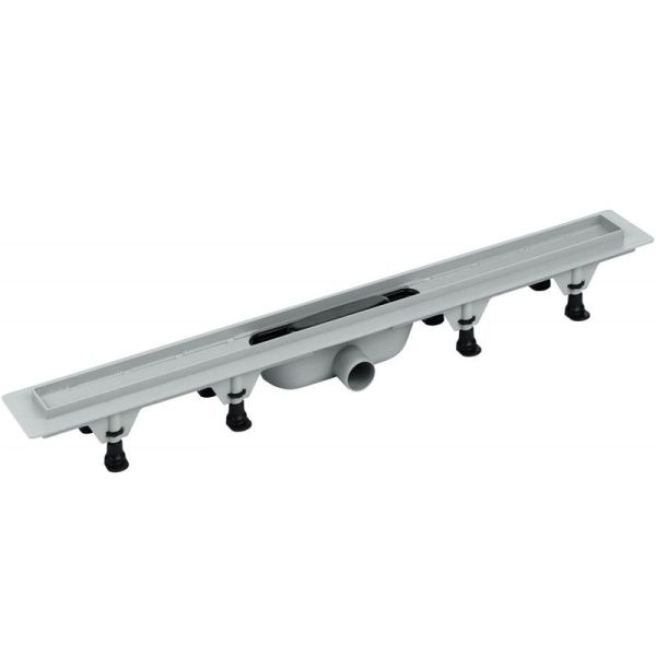 Пластиковый сливной канал с сеткой из нержавеющей стали 2, L = 755 мм