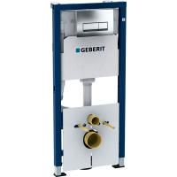 Инсталляция Geberit Duofix 458.128.21.1 для унитаза со смывным бачком и клавишей смыва Хром Инсталляция Geberit Duofix 458.128.21.1 для унитаза со смывным бачком и клавишей смыва Хром