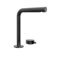 Fantini AF/21 Смеситель для раковины, 2 отв., без донного клапана, излив 190мм, цвет: Matt Gun Metal PVD