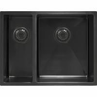 Кухонная мойка Seaman Eco Marino SME-575DL-Gun.A Графит