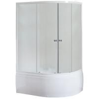 Душевой угол Royal Bath RB 8120BK-C (матовое) левый