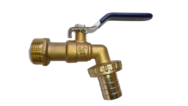 Кран шаровой со штуцером 3/4" VN-BY34 водоразборный ручка