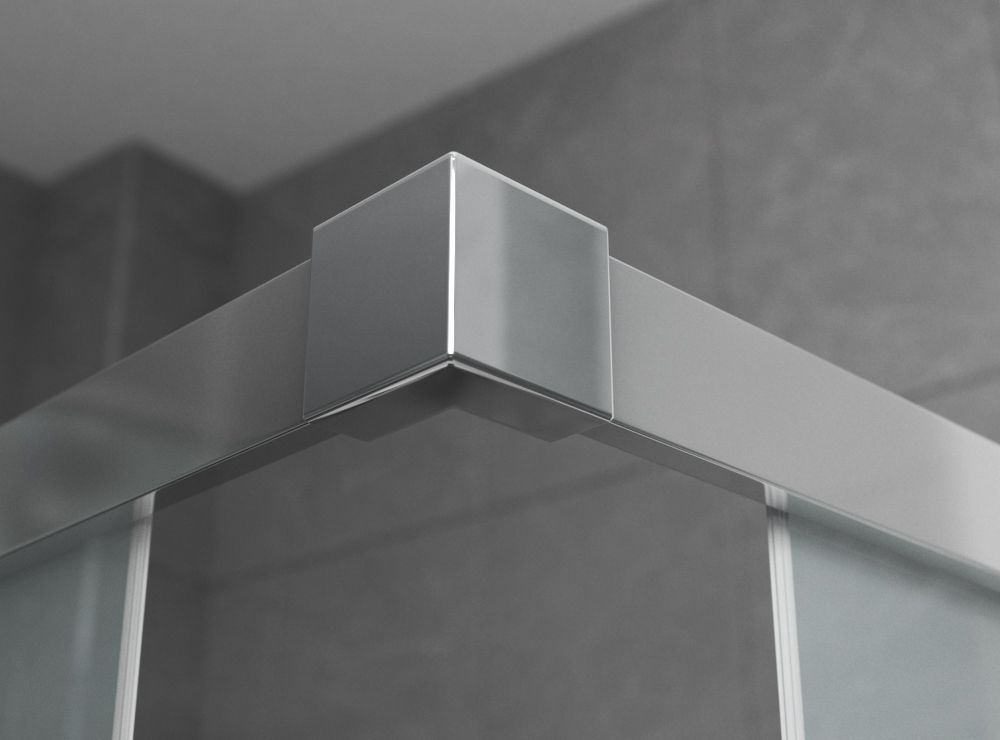 Душевой уголок Ambassador Queen 11011106R-ST4, прямоугольный, угловой трап, 120х80