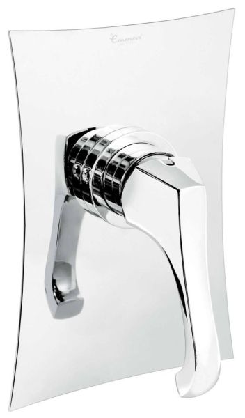 Emmevi Ares, встраиваемый в стену однорычажный смеситель для душа, цвет хром