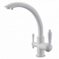 Смеситель для кухни ZorG Clean Water ZR 314 YF-33 WHITE Белый