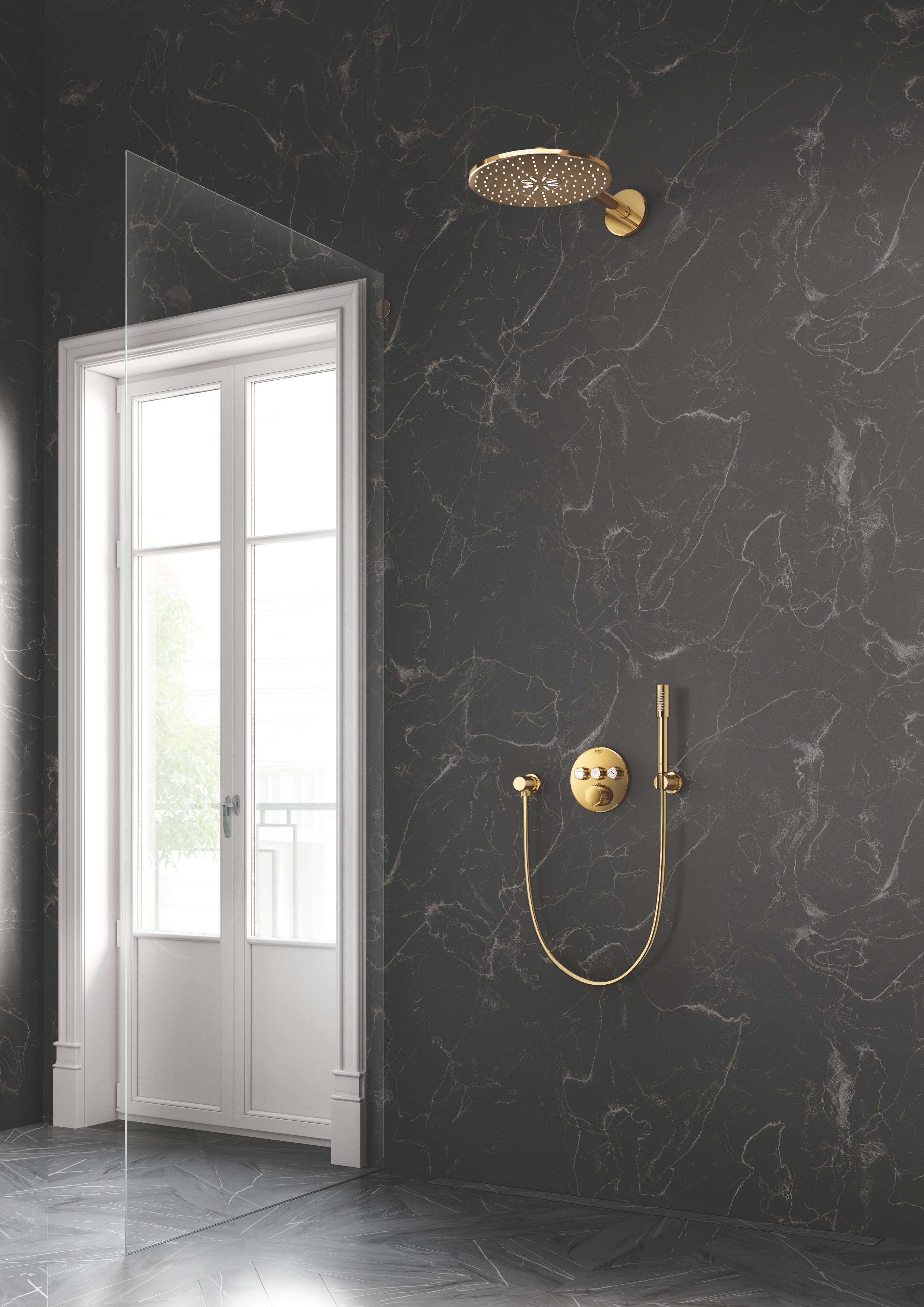 Термостат GROHE Grohtherm SmartControl на 3 выхода, верхняя монтажная часть, холодный рассвет глянец (29121GL0) Термостат GROHE Grohtherm SmartControl на 3 выхода, верхняя монтажная часть, холодный рассвет глянец (29121GL0)
