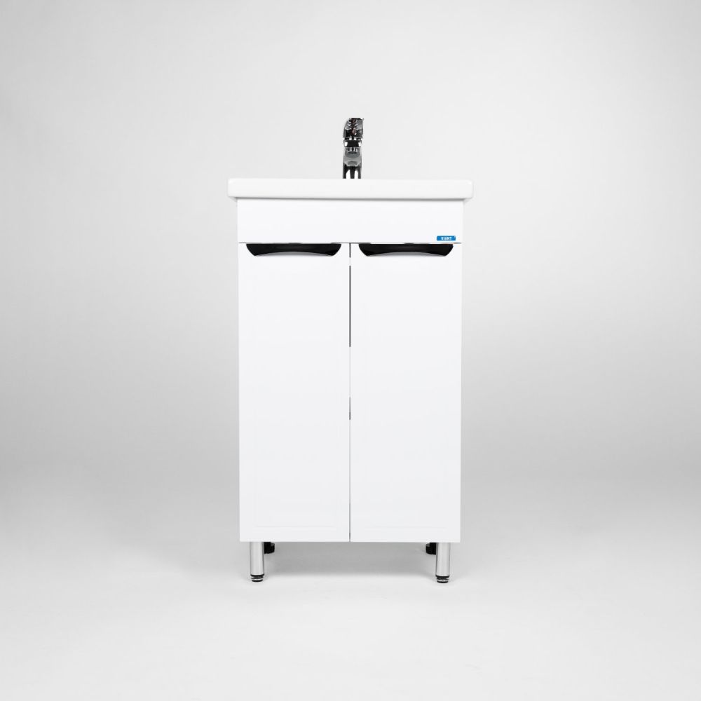 Тумба VIANT "Лима" 2 ств 380х460х820 под раковину .S-UM-COM50/1-w (COMO 50) (VLIM50CO-T2ST), артикул VLIM50CO-T2ST