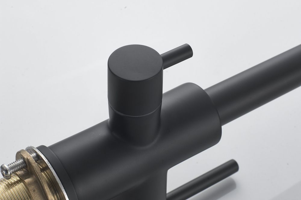 Смеситель для кухни с подключением фильтра Maretti Project Black PB31RZF12, черный, артикул PB31RZF12