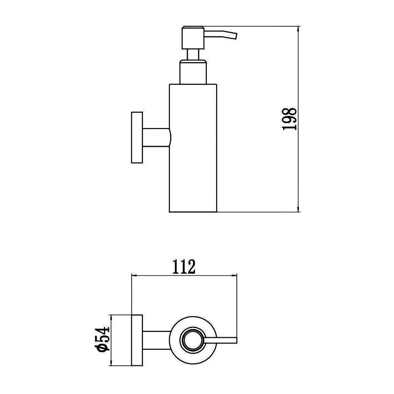 Дозатор жидкого мыла Savol S-005631H-1, черный