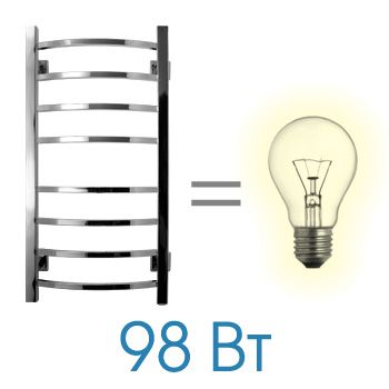 Электрический полотенцесушитель Energy Grand 800x400 Хром