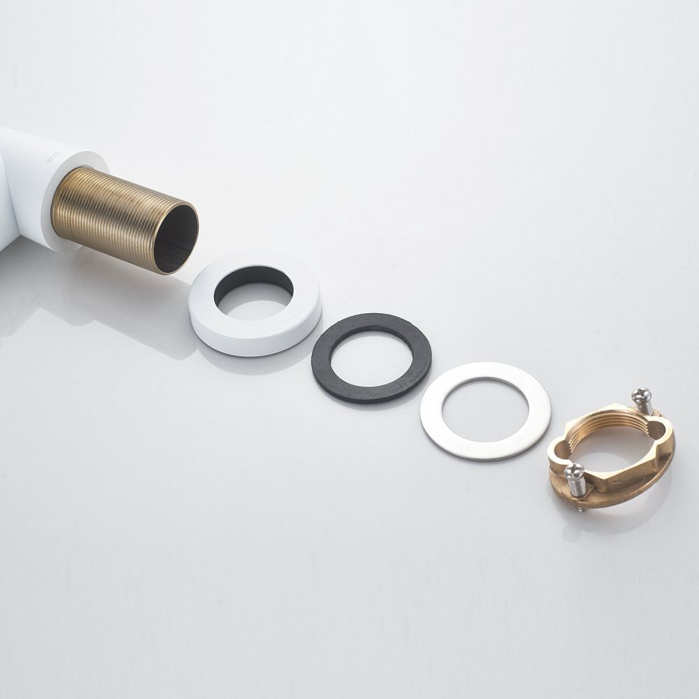 Смеситель для кухни с гибким изливом и режимом "душ" Shevanik S943C-1, белый, артикул S943C-1