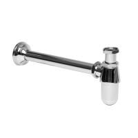 Bongio Complements Сифон бутылочный под донный клапан 1.1/4” с трубкой 300 мм, цвет: хром