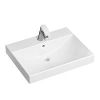 Комплект 2 в 1 Lavinia Boho Bathroom Sink 21510319, врезная фарфоровая раковина 60 см, смеситель