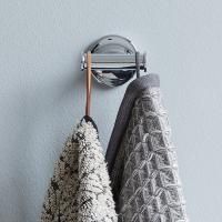 Крючок, Duravit, Starck T, двойной, ширина, мм-60, глубина, мм-76, высота, мм-50, тип установки-настенный, материал-латунь, цвет-хром