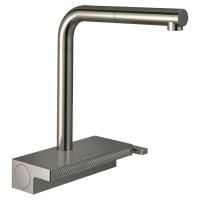 Смеситель для кухни, Hansgrohe, Aquno Select M81, тип открывания воды-рычажный, тип регулирования воды-керамический картридж, монтаж-на раковину/столешницу, отверстия для монтажа-1, высота, мм-281, вынос излива, мм-215, тип излива-L-образный, выдвижной, п Смеситель для кухни, Hansgrohe, Aquno Select M81, тип открывания воды-рычажный, тип регулирования воды-керамический картридж, монтаж-на раковину/столешницу, отверстия для монтажа-1, высота, мм-281, вынос излива, мм-215, тип излива-L-образный, выдвижной, п