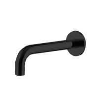 Излив, Fima Carlo Frattini, Shower accessories, монтаж-настенный, вынос излива, мм-207, стандарт подводки-1/2", цвет-чёрный матовый