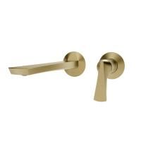 GESSI  VENTAGLIO Внешняя часть настенного смесителя для раковины, цвет: Brass Brushed PVD