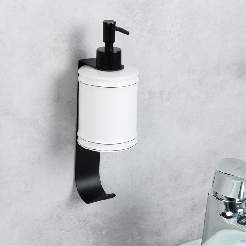 Держатель дозатор жидкого мыла FIXSEN PRACTICA FX-800A, черный