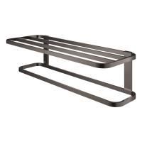 Полочка для полотенец GROHE Selection, темный графит глянец (41066A00) Полочка для полотенец GROHE Selection, темный графит глянец (41066A00)
