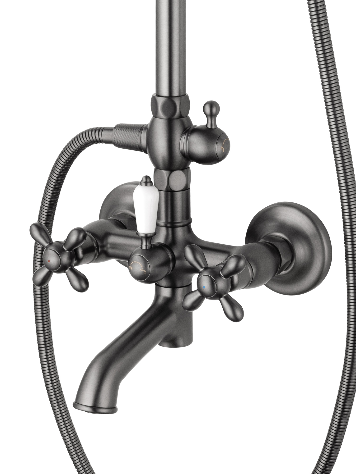 Душевая система WONZON & WOGHAND RETRO, Темный графит (WW-88739020-BGM)