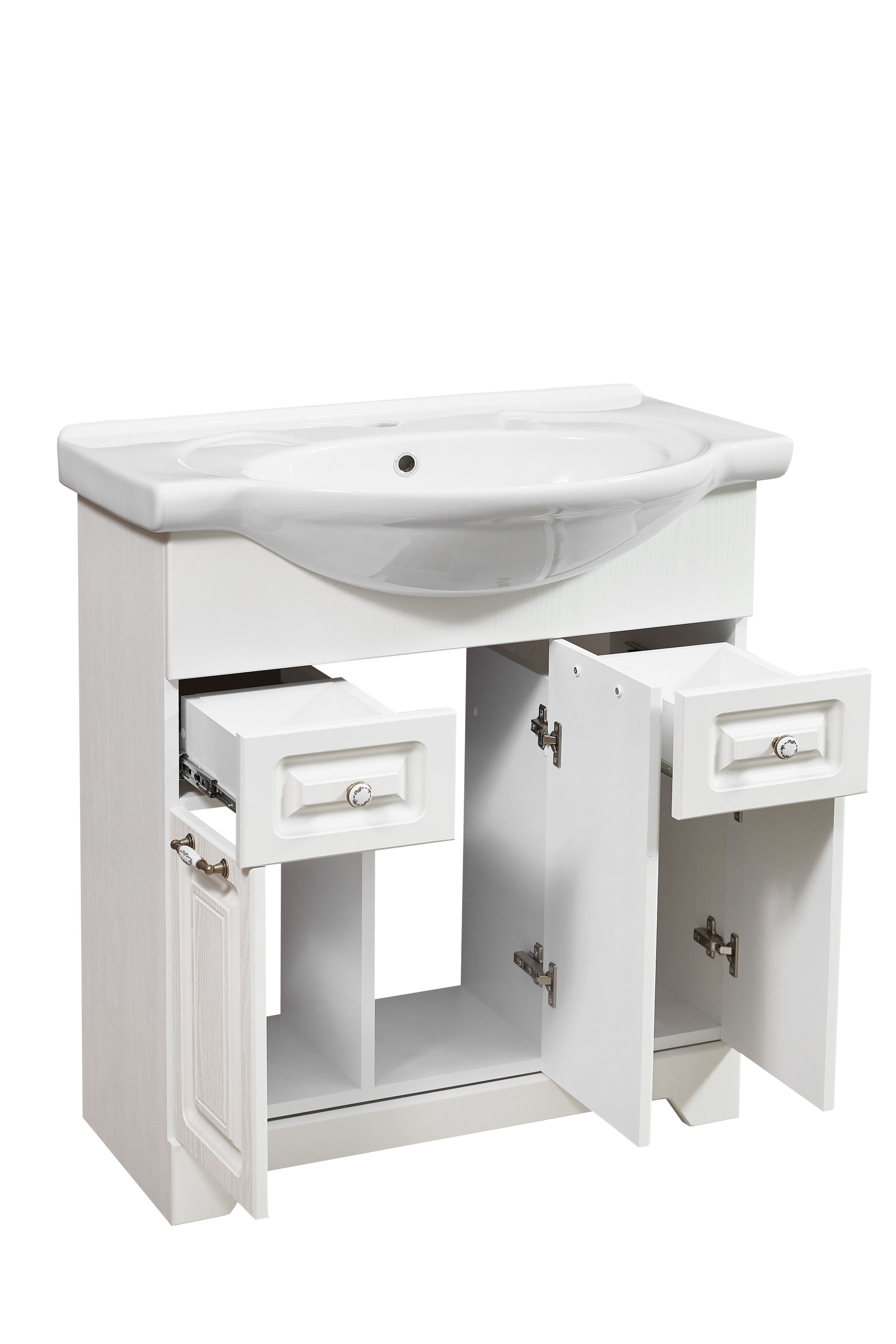 Тумба "Кармела 75", ольха белая, Байкал 75