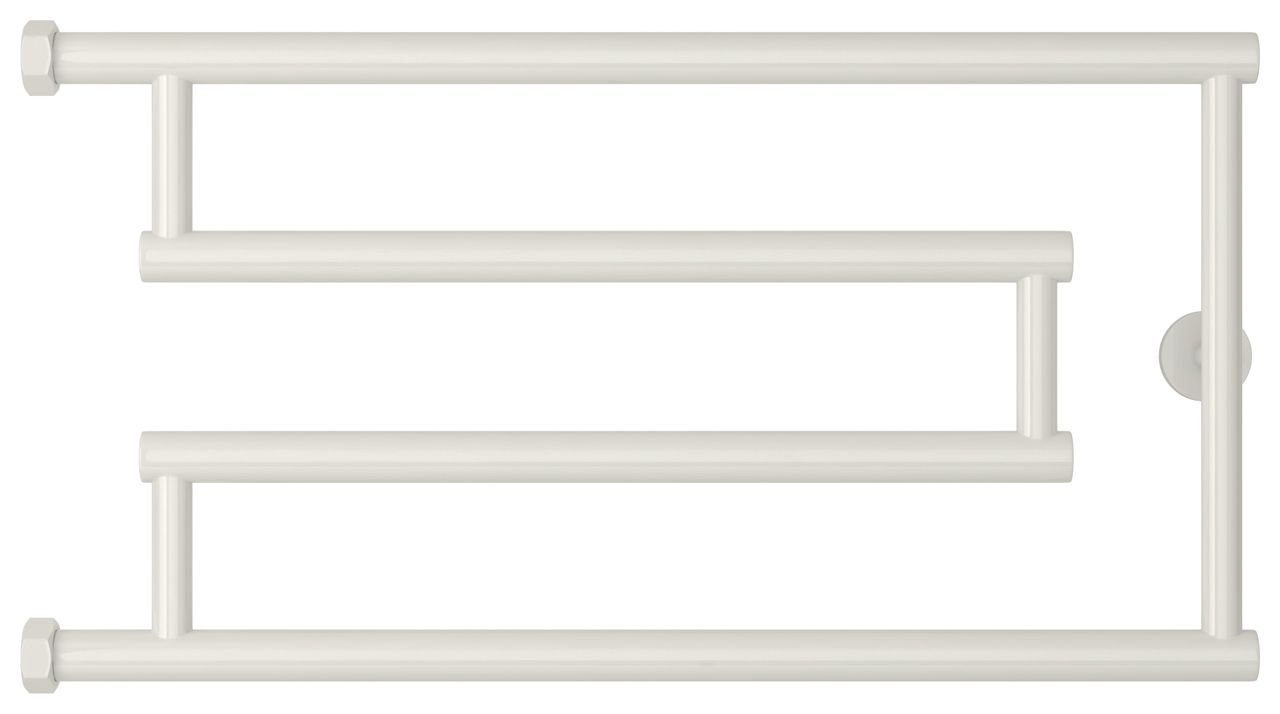 Полотенцесушитель водяной High-Tech model "G+" 320х650 (Белый)
