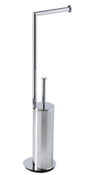 Stil Haus Medea, стойка h62 см: бумагодержатель/ерш металлический, цвет черный матовый