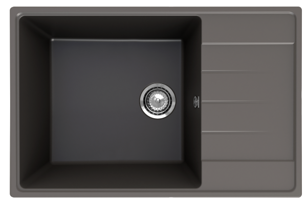Мойка ULGRAN Quartz асфальт (Prima 760-09)