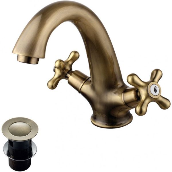 Смеситель для раковины Lemark Vintage LM2806B Бронза