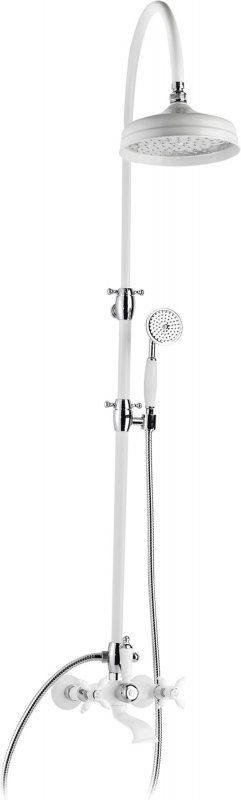 Душевая стойка со смесителем для ванны, верхним и ручным душем CEZARES NOSTALGIA-CVD
