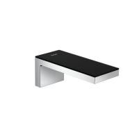 AX MyEdition Излив для ванны, настенный 200мм, цвет: хром/черное стекло AX MyEdition Излив для ванны, настенный 200мм, цвет: хром/черное стекло