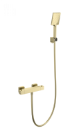 Смеситель для душа с термостатом WONZON & WOGHAND, Брашированное золото (WW-B2026-A-BG)