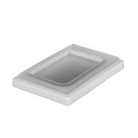 Colombo Look Мыльница настольная, цвет: белый матовый/матовое стекло Colombo Look Мыльница настольная, цвет: белый матовый/матовое стекло