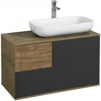 Тумба под раковину АКВАТОН ТЕРРА 85 1A247201TEKA0 (подвесная, дуб кантри/антрацит), шт