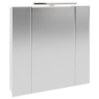 Зеркальный шкаф Vigo Kolombo 80 с подсветкой Серый