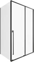 Душевой уголок Allen Brau Fantasy 130x100 3.11007.31 + 3.11014.31 черный матовый