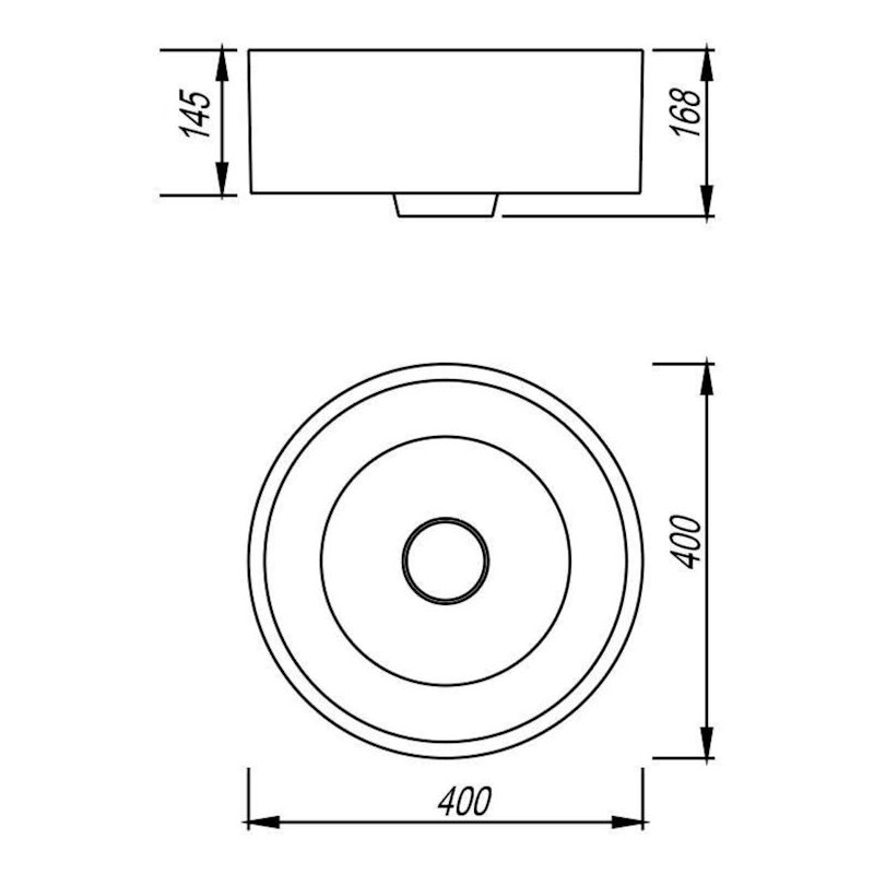 Раковина Florentina Алтея 35 см 10.290.00350.001, белая, артикул 10.290.00350.001