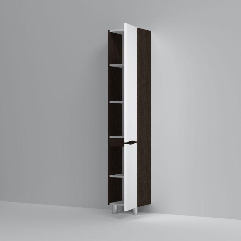 Шкаф пенал AM.PM Like 35 R M80CSR0356VF Белый/венге Шкаф пенал AM.PM Like 35 R M80CSR0356VF Белый/венге