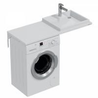 Раковина над стиральной машиной "Юпитер 1300*500" правый, ш/гл без кронштейнов