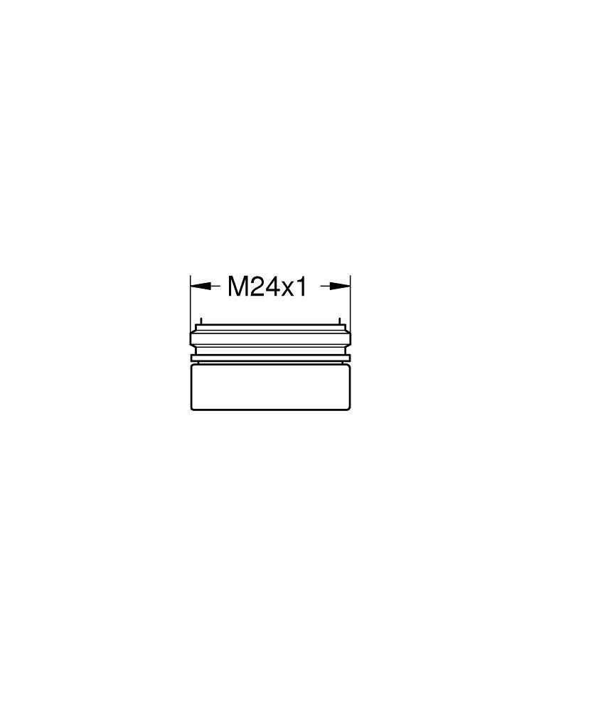 Аэратор GROHE 7.5 - 9.0 л/мин с резьбой M 24, хром (36133000) Аэратор GROHE 7.5 - 9.0 л/мин с резьбой M 24, хром (36133000)