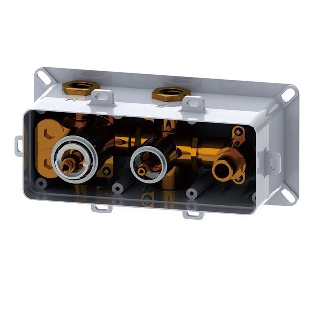 Термосмеситель с ручным душем RGW SP-44 (Хром, круглые) Термосмеситель с ручным душем RGW SP-44 (Хром, круглые)