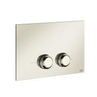 GESSI VENTI20 Клавиша смыва для унитаза двойная, для инсталляций Geberit Sigma8 и Sigma12, цвет Nickel PVD GESSI VENTI20 Клавиша смыва для унитаза двойная, для инсталляций Geberit Sigma8 и Sigma12, цвет Nickel PVD