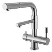 Смеситель для кухни ZorG Inox SZR-1068P-D Хром