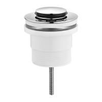 Донный клапан для умывальника, клик-клак A47CR (хром)