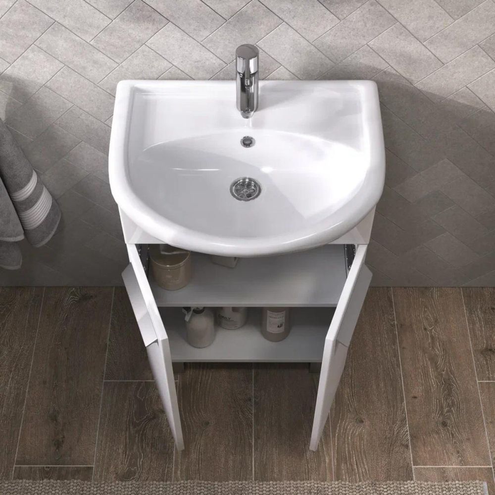 Тумба с раковиной напольная VIGO Hoska 229, 55 см, артикул 229-com