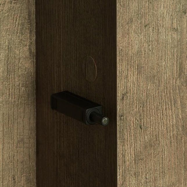 Шкаф пенал Акватон Терра 35 1A247503TEKA0 подвесной Дуб Кантри Антрацит матовый, артикул 1A247503TEKA0