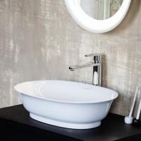 Laufen New Classic Раковина-чаша овальная  500х450х135 мм, без отв под смеситель, с переливом, цвет белый LCC, с покрытием  LAUFEN Clean Coat Laufen New Classic Раковина-чаша овальная  500х450х135 мм, без отв под смеситель, с переливом, цвет белый LCC, с покрытием  LAUFEN Clean Coat