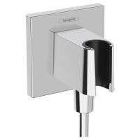 HG Шланговое подключение hansgrohe FixFit Porter E с держателем для душа, цвет: хром HG Шланговое подключение hansgrohe FixFit Porter E с держателем для душа, цвет: хром