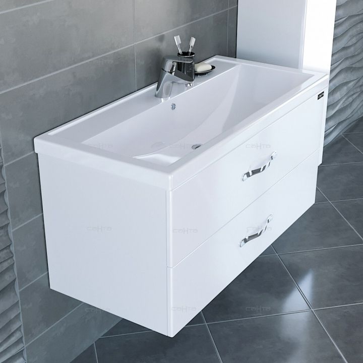 Тумба для умыв. "Виктория 100" NEW подвес. (ум. Фостер 100)