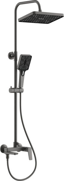 Душевая система BELZ B24715-3, оружейная сталь